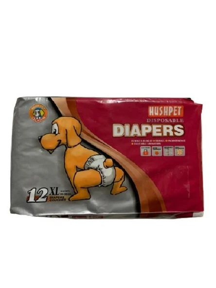 Diapers 12 li XL Boy Köpek Kilodu ürün görseli 1