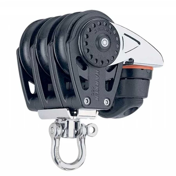 Harken 40mm Cem Kilitli, Fırdöndülü, Üçlü Makara ürün görseli 1