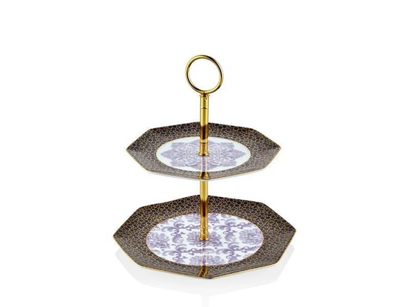 LAMEDORE TEA DELİGHT KURABİYELİK İRİS PURPLE BLOOMİNG BAROQUE 1 ADET ürün görseli 1