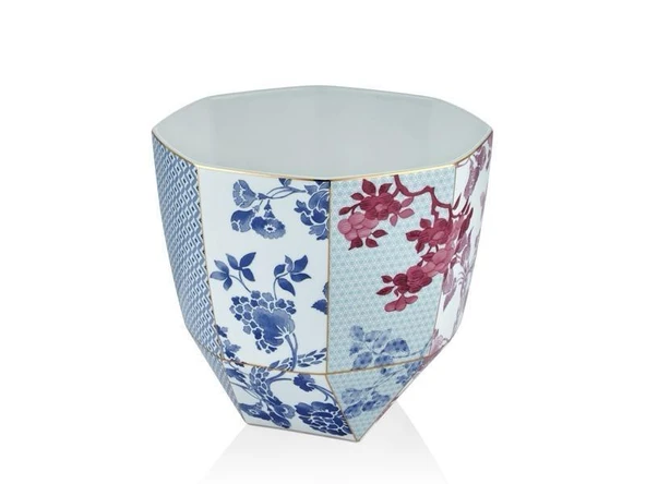 LAMEDORE TEA DELİGHT 22,5  CM VAZO REGENCY DAMASK ürün görseli 1