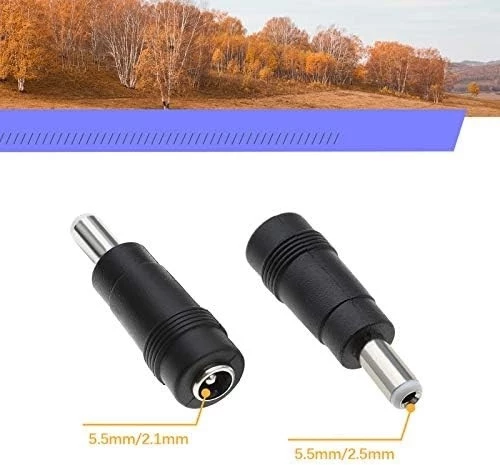 Navidata 2 Adet 5.5x2.1mm Dişi-5.5x2.5mm Erkek Dc Jack Çevirici ürün görseli 1