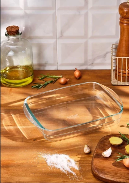 Emsan Classic 2.6L Borosilikat Fırın Kabı ürün görseli 1