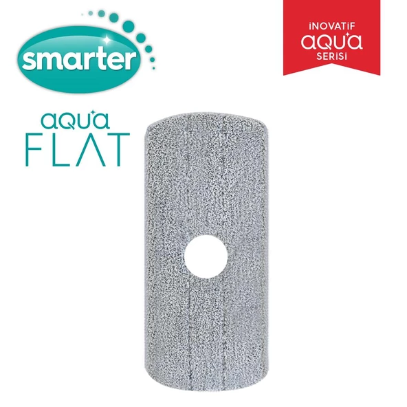 SMARTER Aqua Flat Yedek Temiz & Kirli Suyu Ayırma Özelliği Otomatik Temizlik Seti Mop Paspas ürün görseli 1