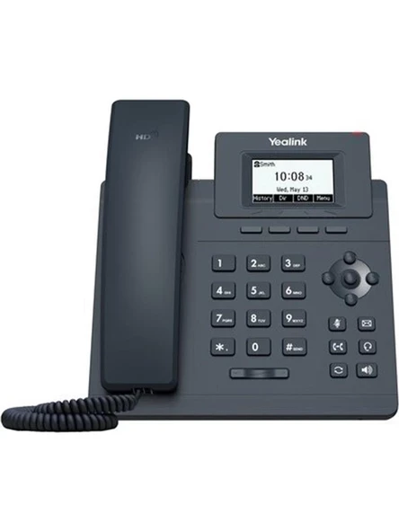 Yealink T30P IP Telefon – PoE Destekli 1 Hatlı VoIP Masaüstü Telefon 2.3” Ekranlı HD Sesli Ofis Telefonu ürün görseli 1