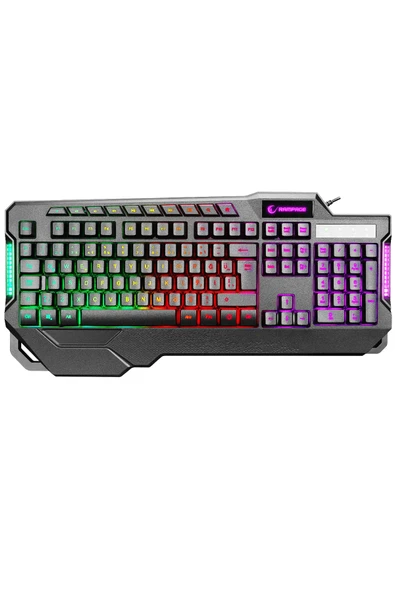 Rampage Kb-r46 Carısma Usb Rainbow Aydınlatmalı Q Gaming Oyuncu Klavye KB-R46 ürün görseli 1