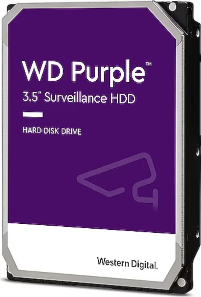 WD 4 Tb Wd 3.5 Purple Sata3 5400RPM 256MB 7/24 Guvenlık WD43PURZ (3 Yıl Resmı Dıst Garantılı) ürün görseli 1