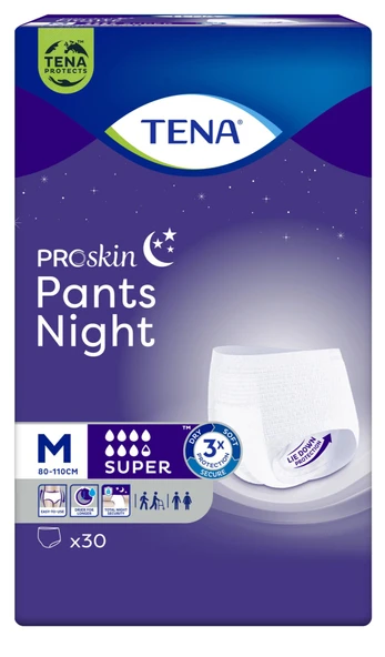 TENA 7,5 DAMLA PANTS NIGHT SUPER MEDIUM 30 ürün görseli 1