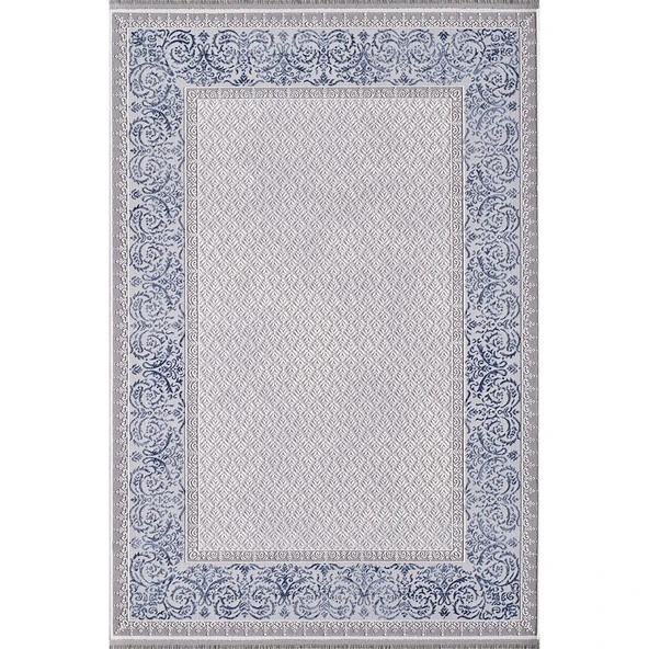 ARTEMİS DİOR 09145A GRİ LACİVERT HALI 160X230 ürün görseli 1