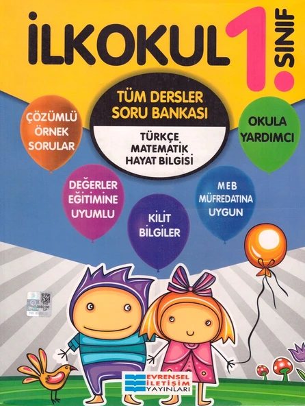 EVRENSEL 1.SINIF TÜM DERSLER SORU BANKASI ürün görseli 1