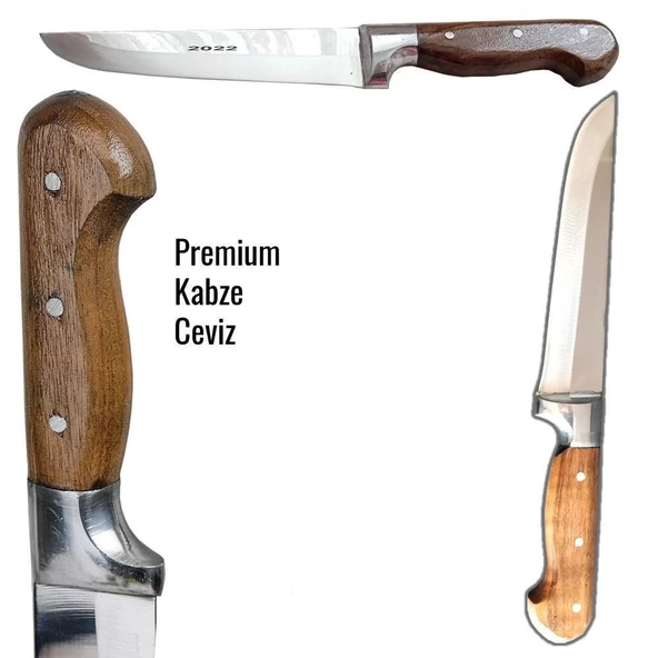 Premium PH-EA024 Paslanmaz Çelik 5 li Kasap Ve Mutfak Bıçağı Seti - Resim 3