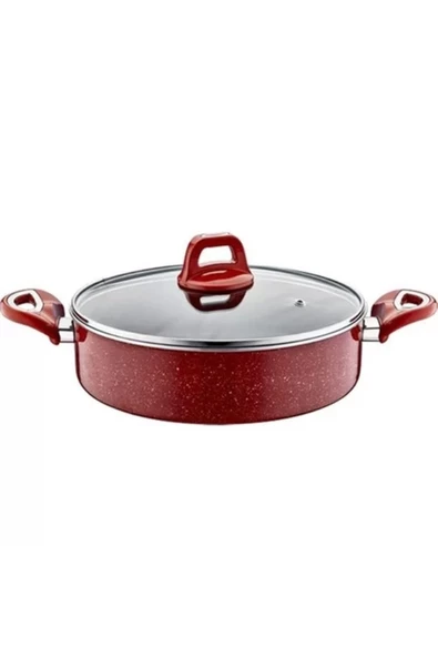 Kahraman KAH 3151 Kiremit Basık Tencere 28 cm ürün görseli 1