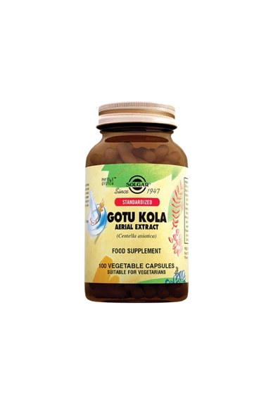 Solgar Gotu Kola 100 Kapsül ürün görseli 1