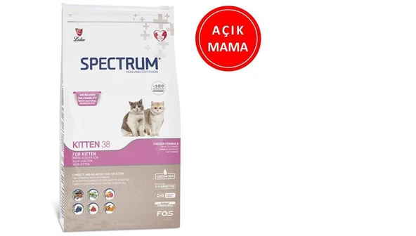 Spectrum Kitten 38 Yavru Kedi Maması 1 Kg AÇIK ürün görseli 1