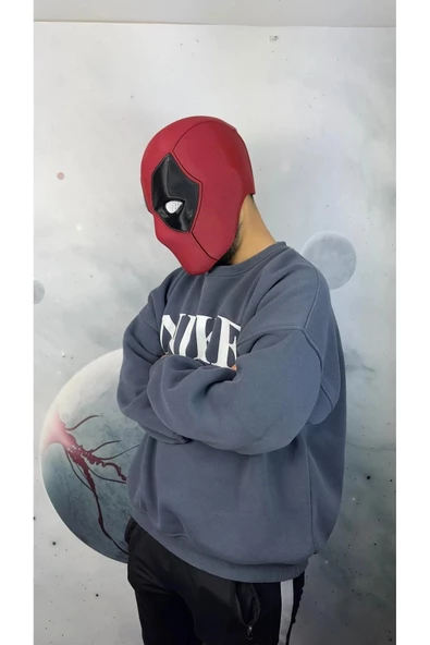 Deadpool Maske Mıknatıslı - Resim 3
