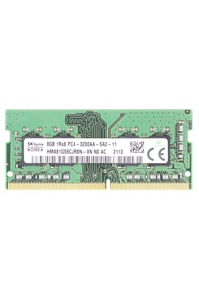 Hynix   SK Hynix HMA81GS6CJR8N-XN 8 GB DDR4 3200 Mhz CL22 Notebook Ram ürün görseli 1