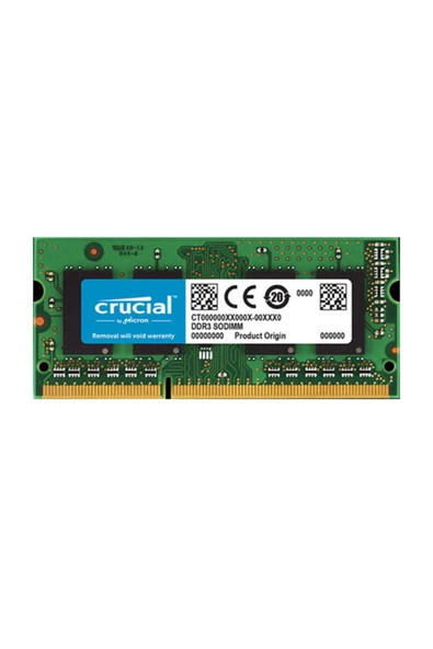Crucial   Crucıal 8Gb Ddr3L 1600Mhz Cl11 Notebook Ram Ct102464Bf160B (1.35V) ürün görseli 1