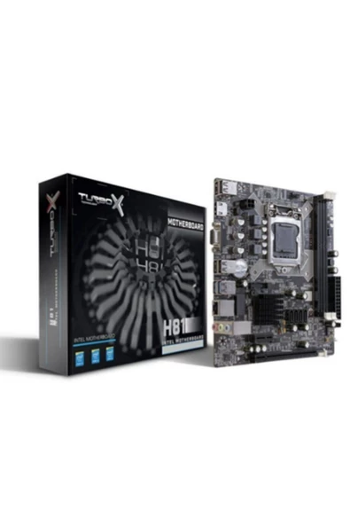 Turbox H81 H81 1600 Mhz Ddr3 Soket 1150 Matx Anakart ürün görseli 1