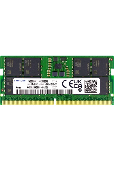 Samsung   16gb Ddr5 4800mhz Sodımm So-dımm 262-pin Notebook Ram M425r2ga3bb0-cqk ürün görseli 1