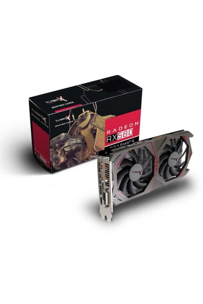 Turbox Antares Volga Rx580 Amd Gddr5 256Bit Dvi.hdmi.display Çift Fan 8Gb Gaming Ekran Kartı ürün görseli 1