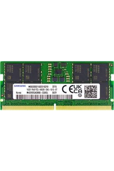 Samsung   16 Gb Ddr5 4800mhz Cl40 Sodımm Kutusuz (m425r2ga3bb0--cqkol) ürün görseli 1
