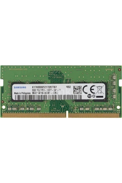 Samsung   M471a1k43cb1-crc 8 Gb (pc4-2400) Ddr4 2400 Mhz Laptop Ram Kutusuz ürün görseli 1