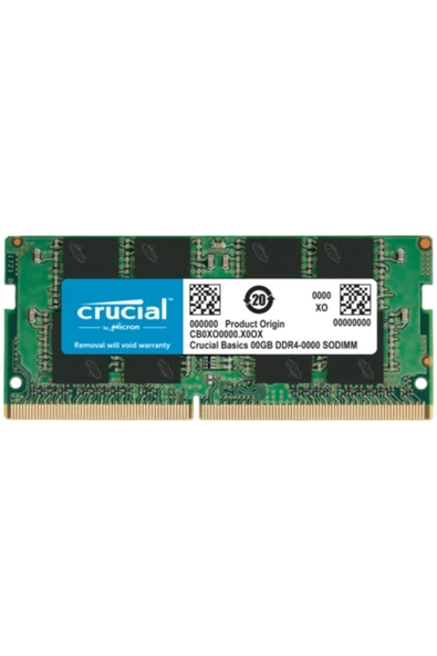 Universal   CRUCIAL 8GB 2400MHZ DDR4 CB8GS2400 NOTEBOOK RAM. - bls12427 ürün görseli 1