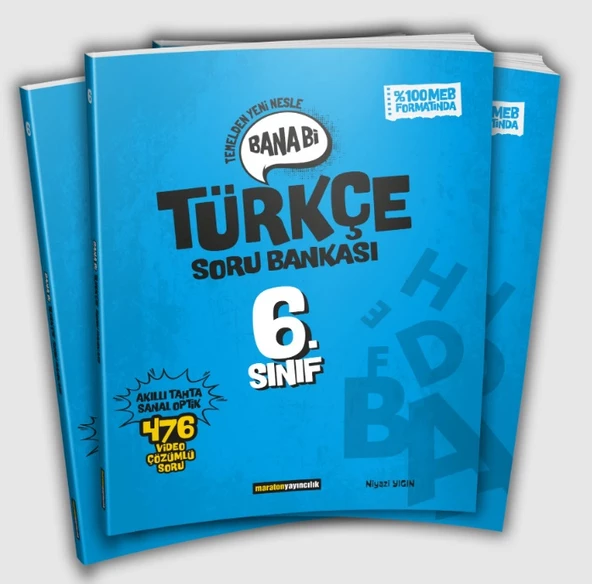 Maraton Yayıncılık 6. Sınıf Bana Bi Türkçe Soru Bankası ürün görseli 1