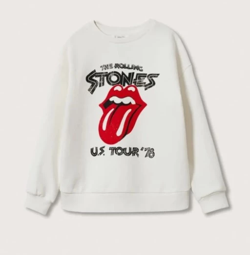 MANGO Kids Rolling Stones Sweatshirt / 7-8 Yaş ürün görseli 1