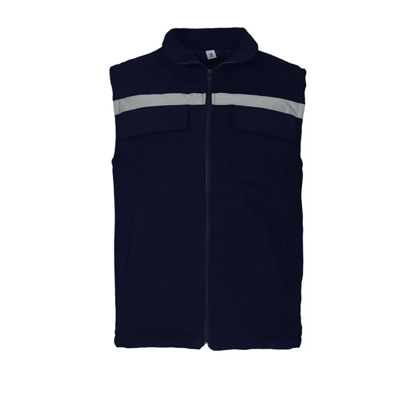 7/7 Gabardin Kumaş Yelek - Resim 3