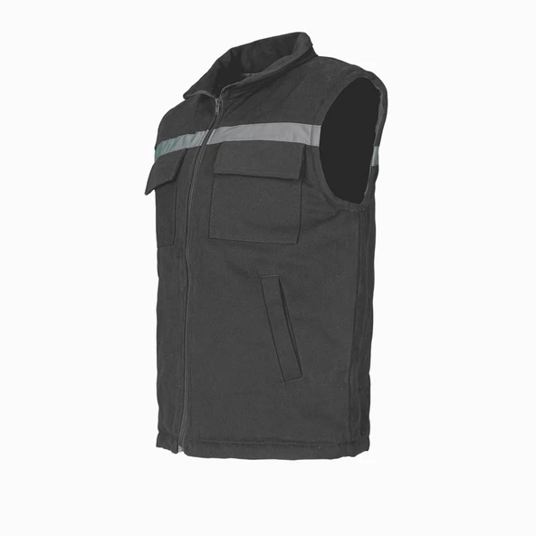 7/7 Gabardin Kumaş Yelek - Resim 4