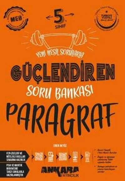 5.SINIF PARAGRAF GÜÇLENDİREN SORU BANKASI  ANKARA YAYIN ürün görseli 1