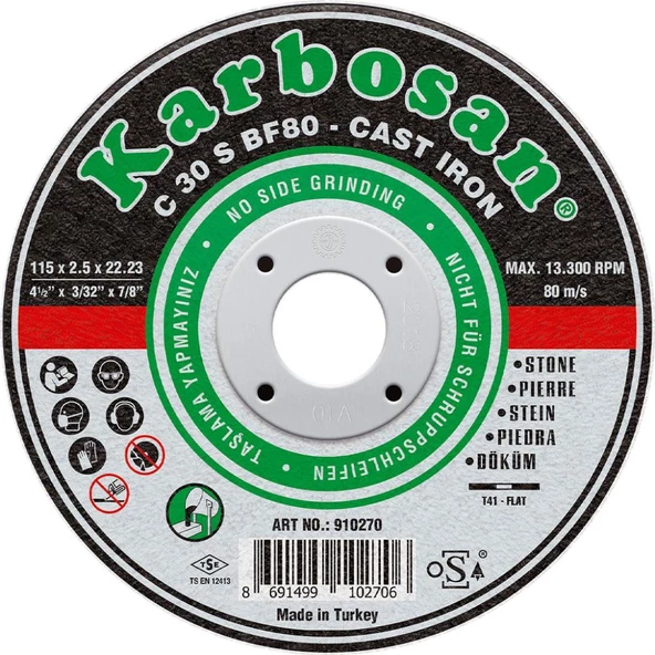 Karbosan Mermer Kesme Diski   180mm ürün görseli 1