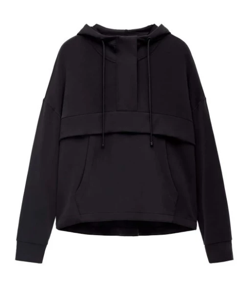Oysho Yumuşak Dokulu Fermuarlı Modal Sweatshirt / M Beden ürün görseli 1