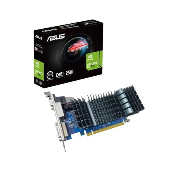 Asus GT710-SL-2GD5-BRK-EVO 2GB 64Bit GDDR5 HDMI/D-Sub/DVI-D PCI 2.0 Ekran Kartı ürün görseli 1
