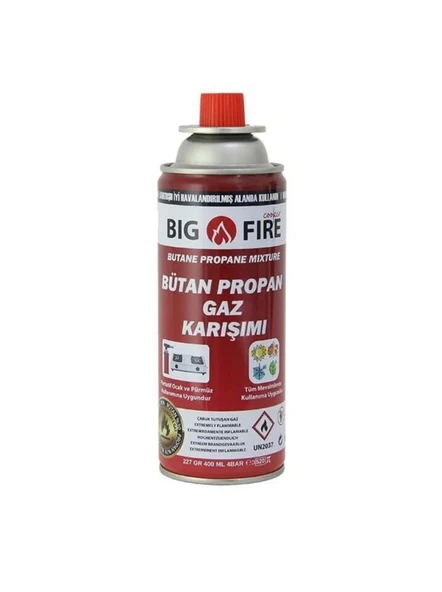 Big Fire Valfli LPG Kartuş 227gr ürün görseli 1