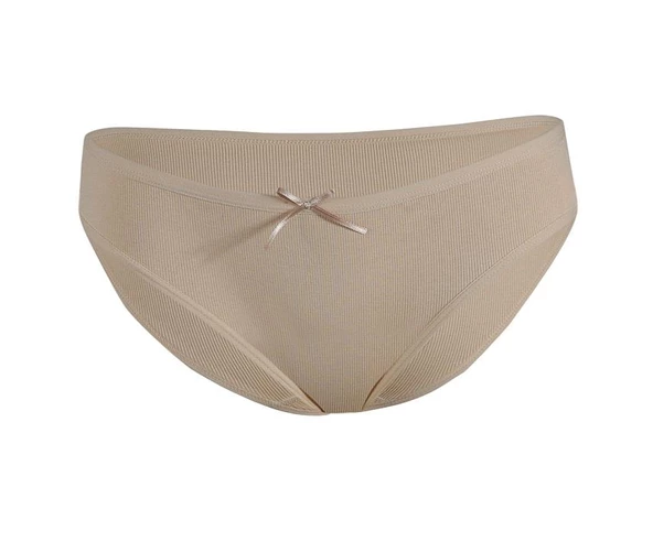 12 Adet Yıldız Bayan Likralı Kaşkorse Bikini Külot Slip Ten 3551 ürün görseli 1