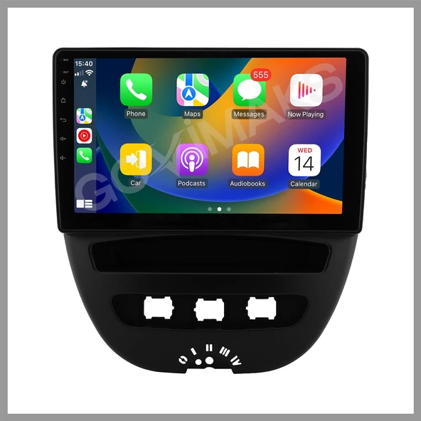 PEUGEOT 107 2007-2013 UYUMLU 2 GB RAM 32 GB HAFIZA ANDROID MULTIMEDIA ürün görseli 1