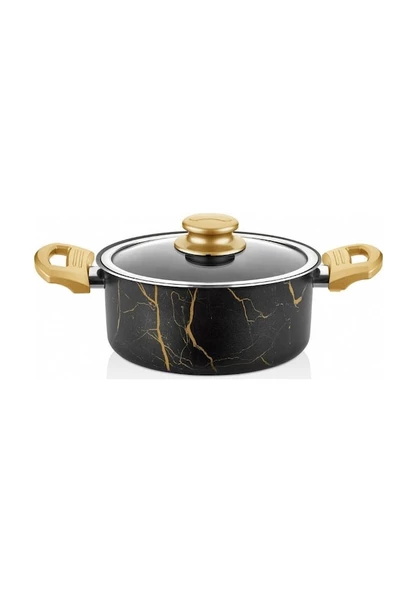 Cem Gold Marble DERİN Tencere 26 Cm ürün görseli 1