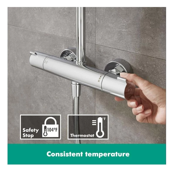 hansgrohe Crometta E 240 1 jet D. Kolonu Gagalı - Resim 7