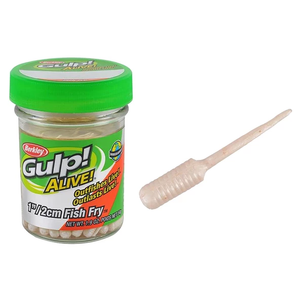 Berkley Gulp Alive Fish Fry 2cm LRF Silikonu  Luma Glow ürün görseli 1