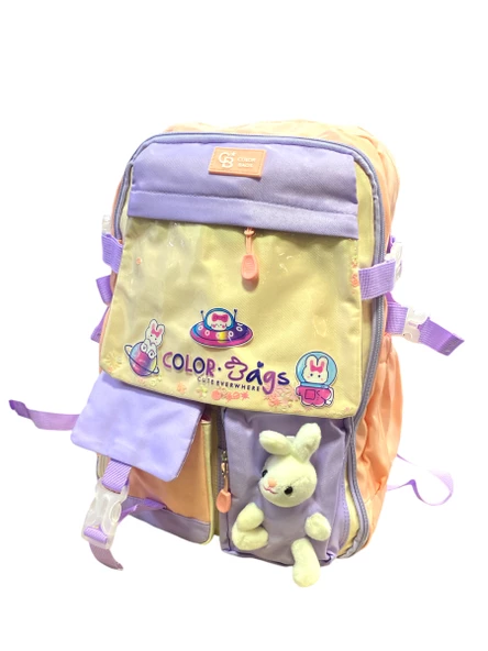 Color Bags Ultra Kalite Su Geçirmez Sırt Destekli Okul Çantası B-25 ürün görseli 1