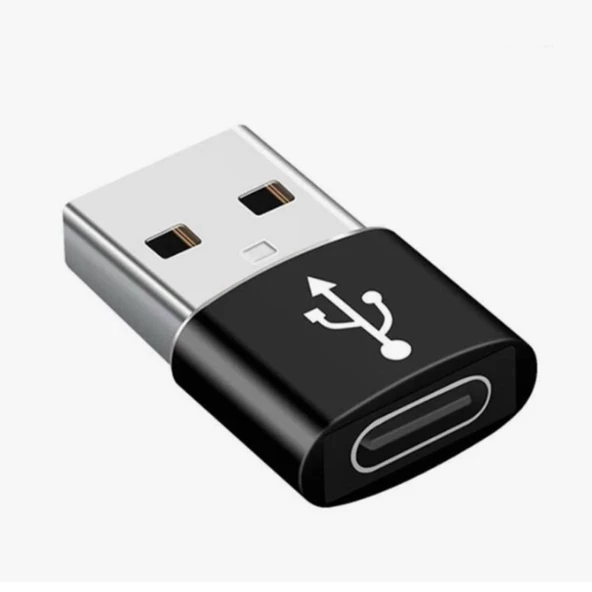 Dönüştürücü Adaptör USB 'den TYPE-C 'ye Veri Aktarımı Sağlayıcı Şarj Data Çevirici ürün görseli 1
